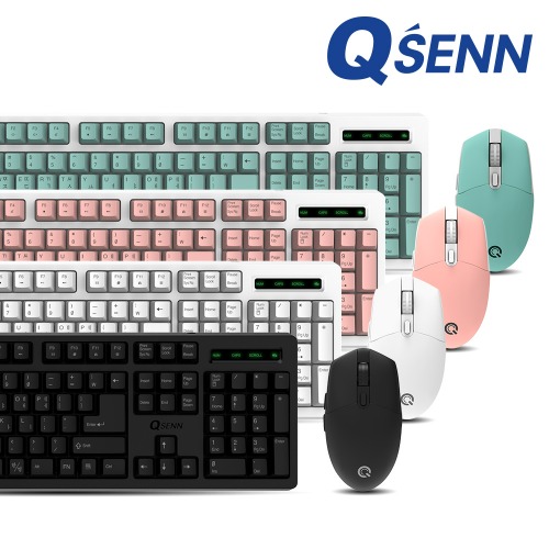 QSENN MK450 무선 키보드 마우스 세트
