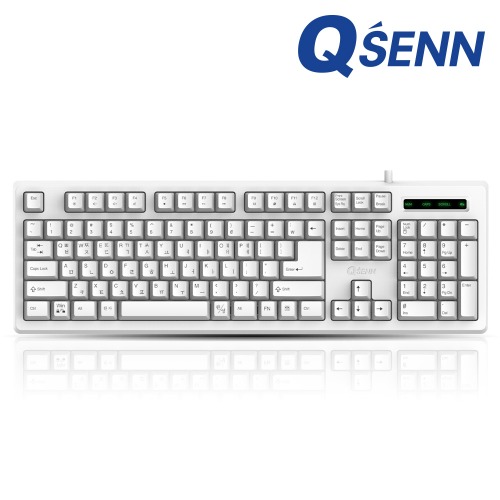 QSENN SEM-DT45 NEW Plus 화이트 USB (키스킨 포함)